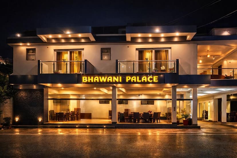 Luxury hotel exterior